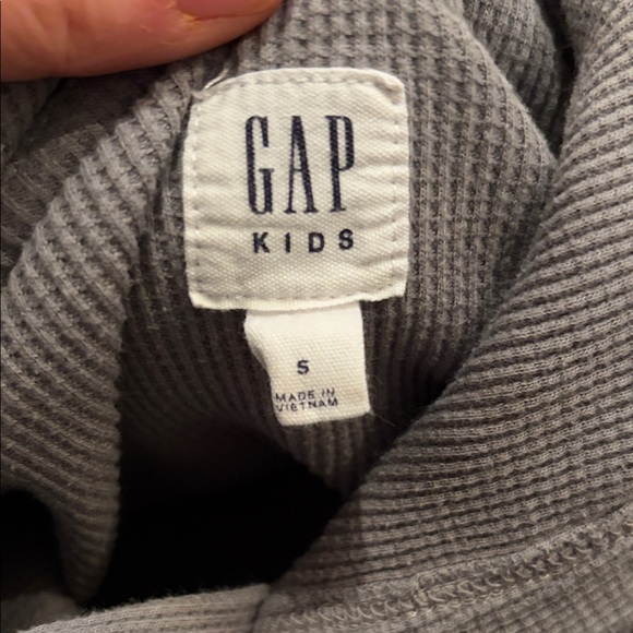 GAP Kids Heather Gray Hoodie - Picture 3 of 4